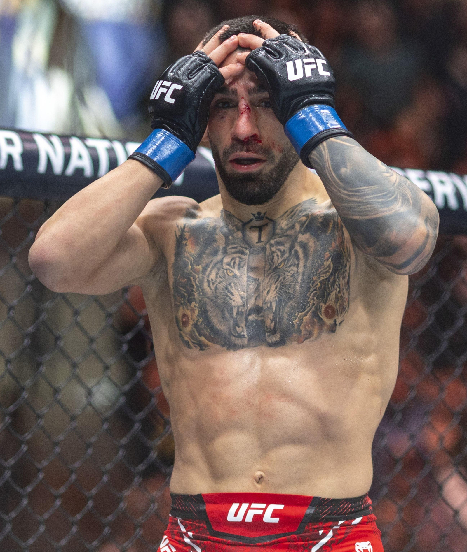 Las fotos de la victoria de Ilia Topuria como campeón de la UFC