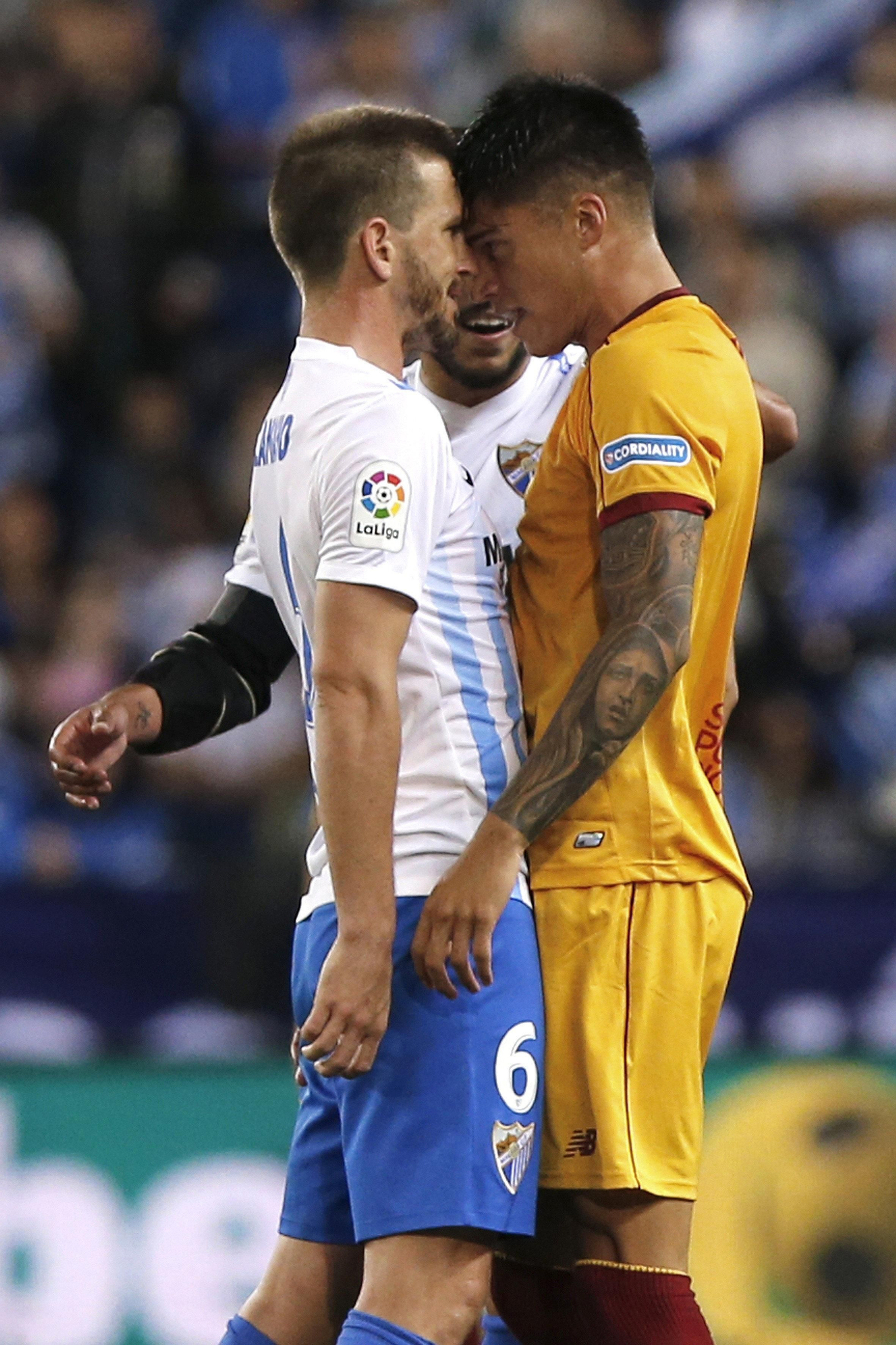 Camacho, en un partido ante el Sevilla.
