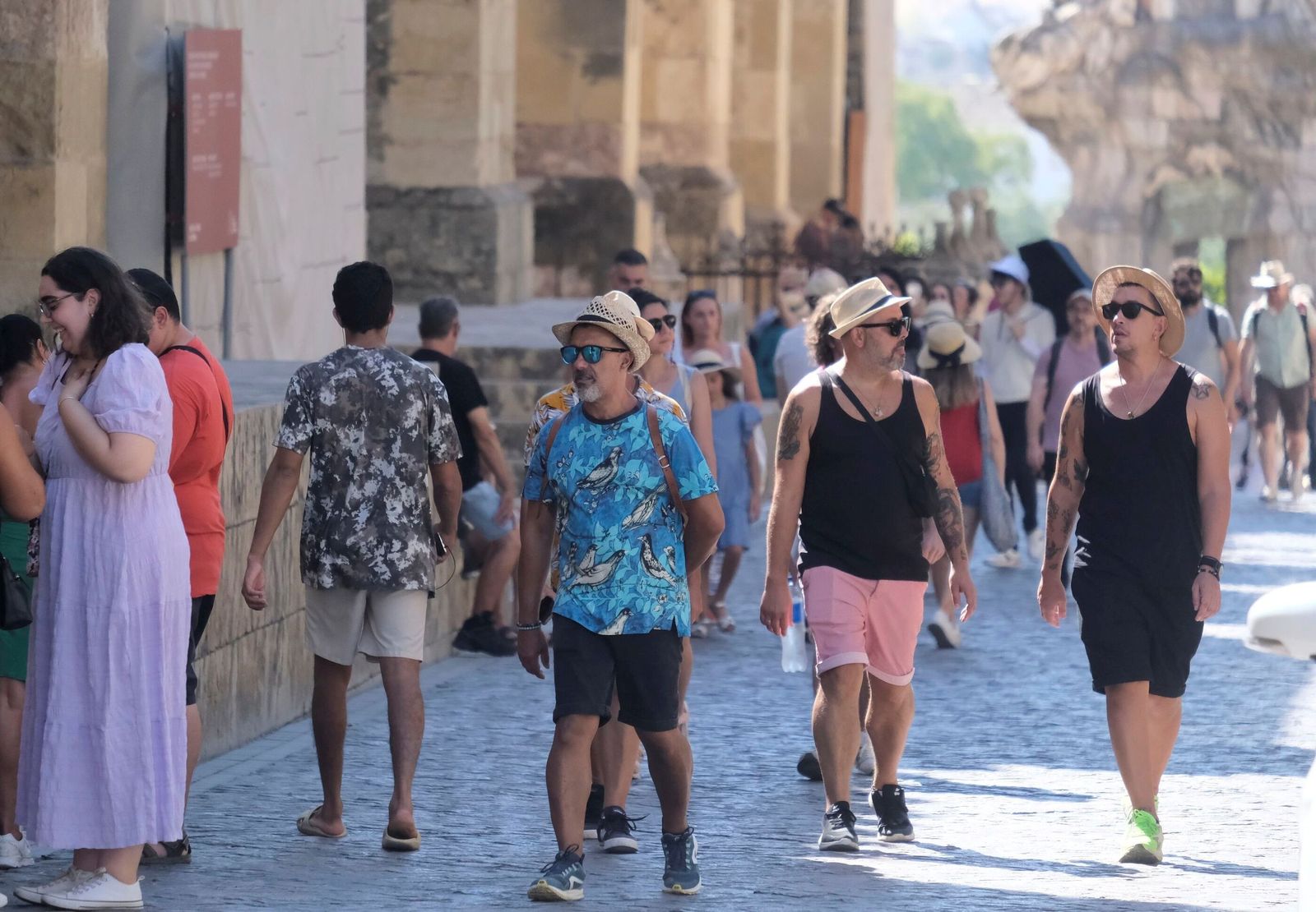 Turistas en la Judería de Córdoba