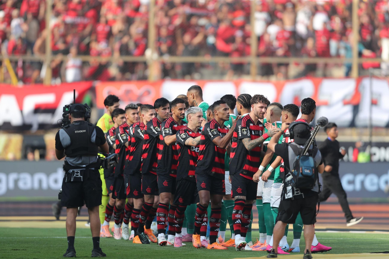 Las fotos de la final de la Copa Libertadores con triunfo de Flamengo sobre Palmeiras