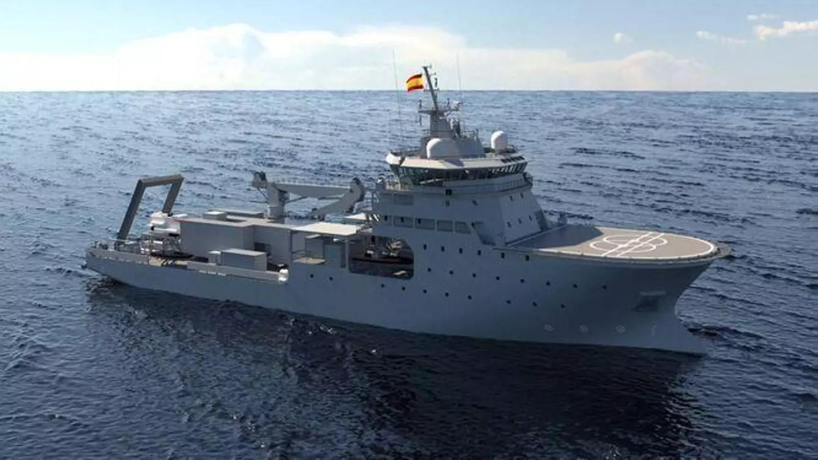 Defensa adquiere un dron submarino para el BAM-IS de la Armada que se construye en Navantia Puerto Real