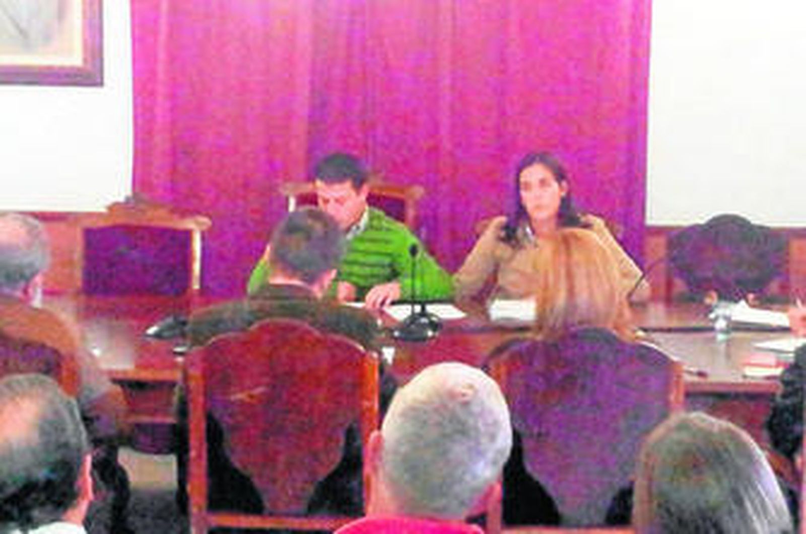 Pleno del Ayuntamiento de Colmenar del pasado sábado.