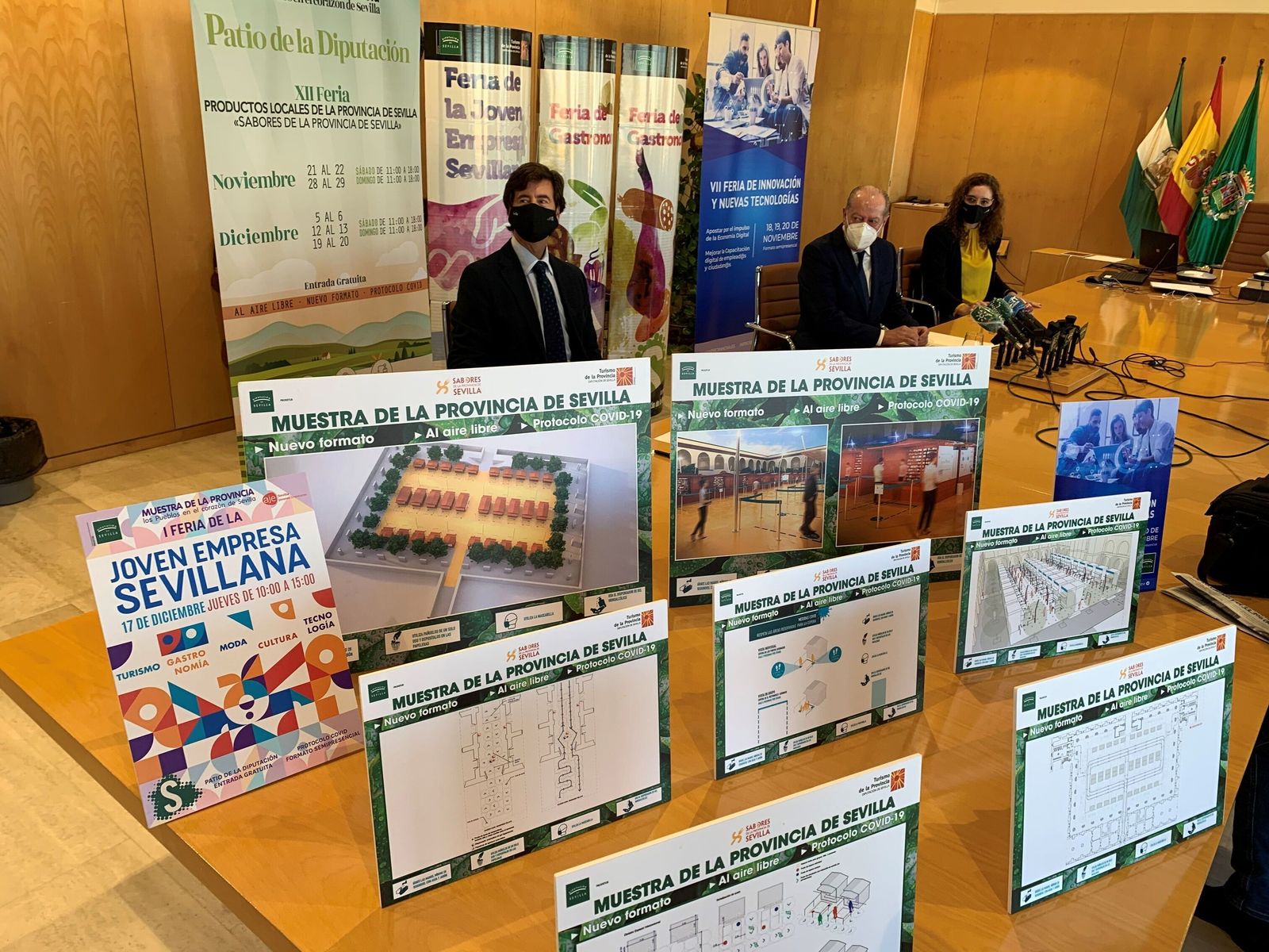 Diputación de Sevilla  recupera ferias de muestras  adaptadas a protocolo covid.