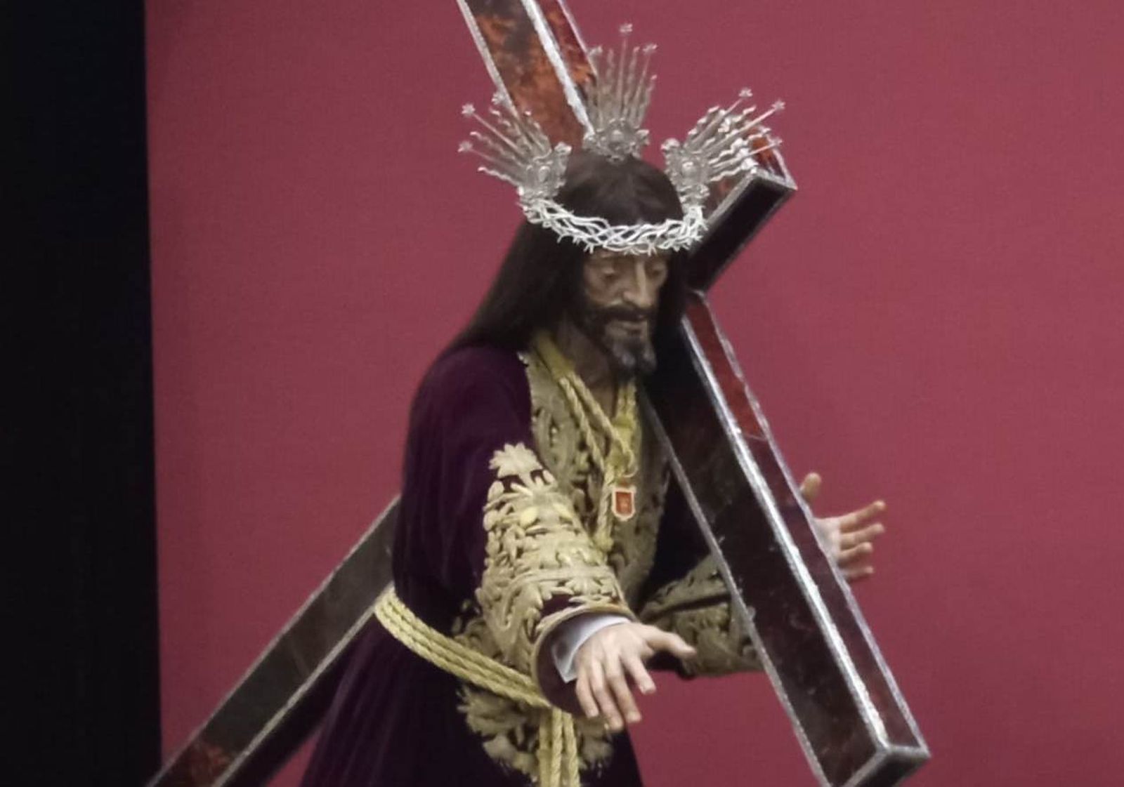 Imagen del Nazareno en la parroquia del Divino Salvador.