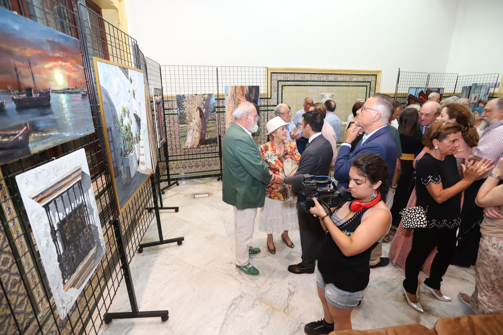 Inauguración de la Exposición de Alfonso Aramburu