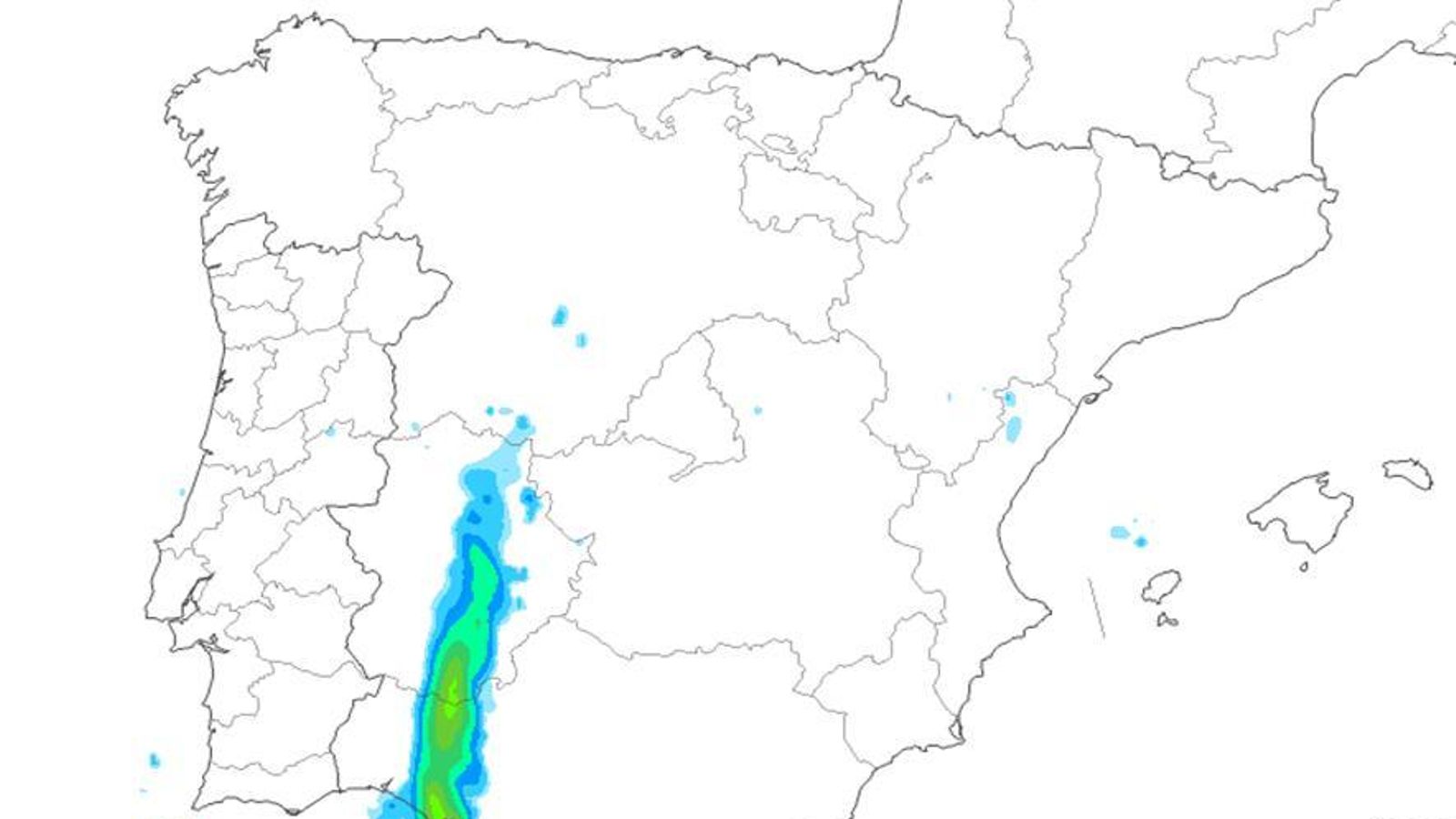 Previsión para este jueves.