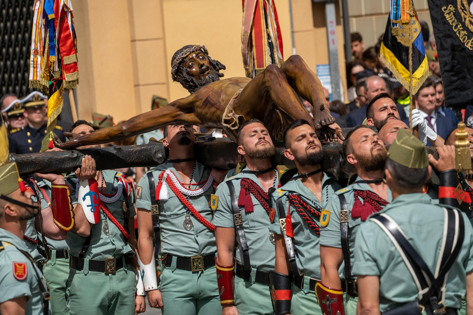 Las fotos de la Legión en la Semana Santa de Málaga 2023 Las fotos de la Legión en la Semana Santa de Málaga 2023
