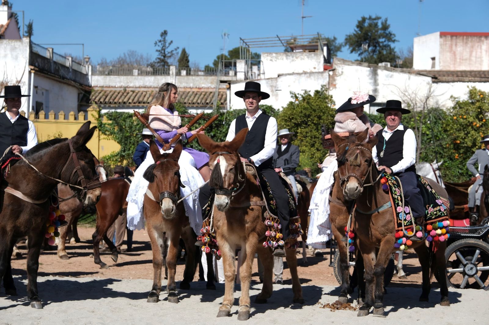La XV marcha hípica por el Día de Andalucía en Córdoba, en imágenes