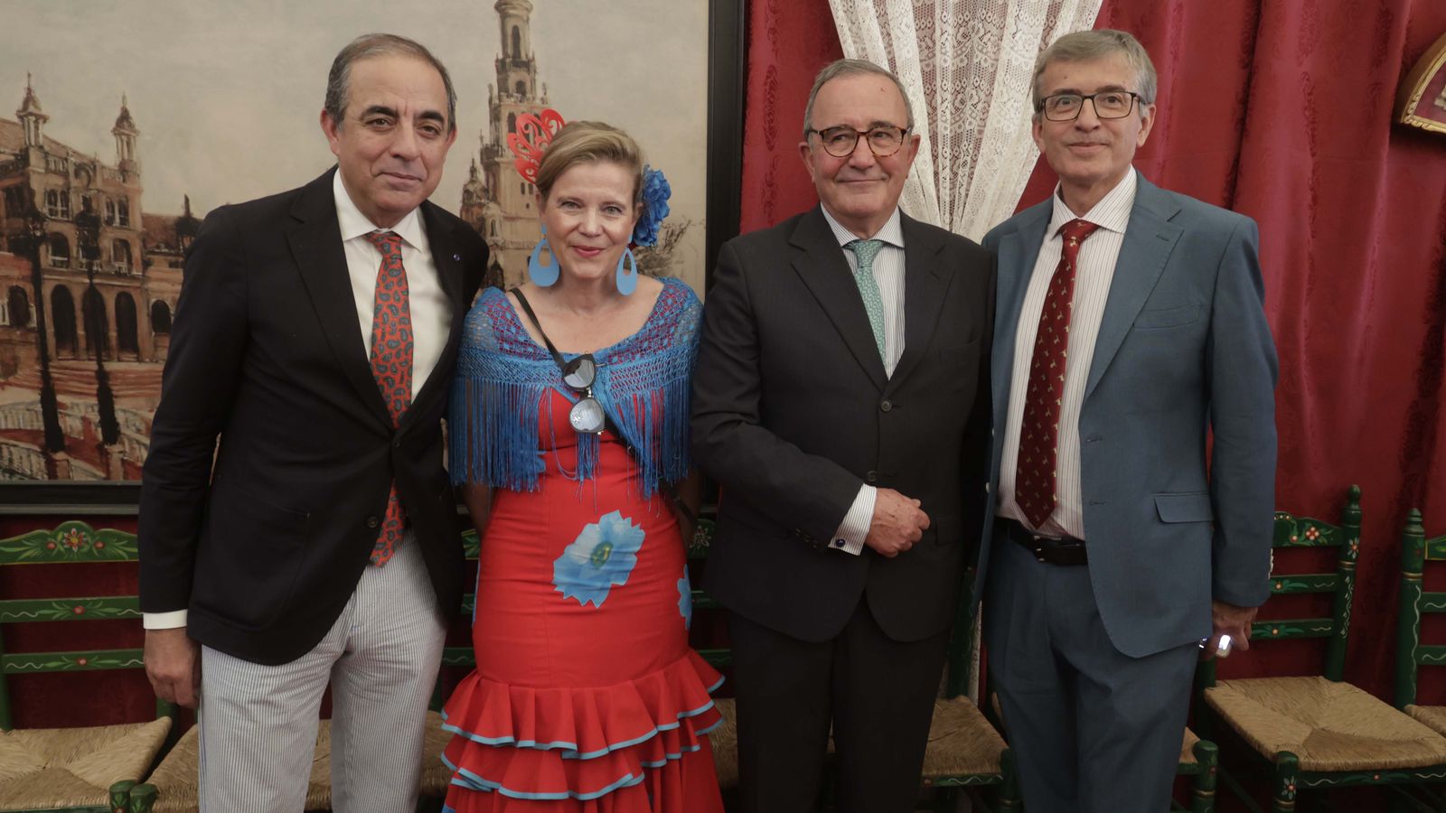 Miguel Ángel Castro, Mar García Gordillo, Juan Gómez de Salazar y José Antonio Navarro.