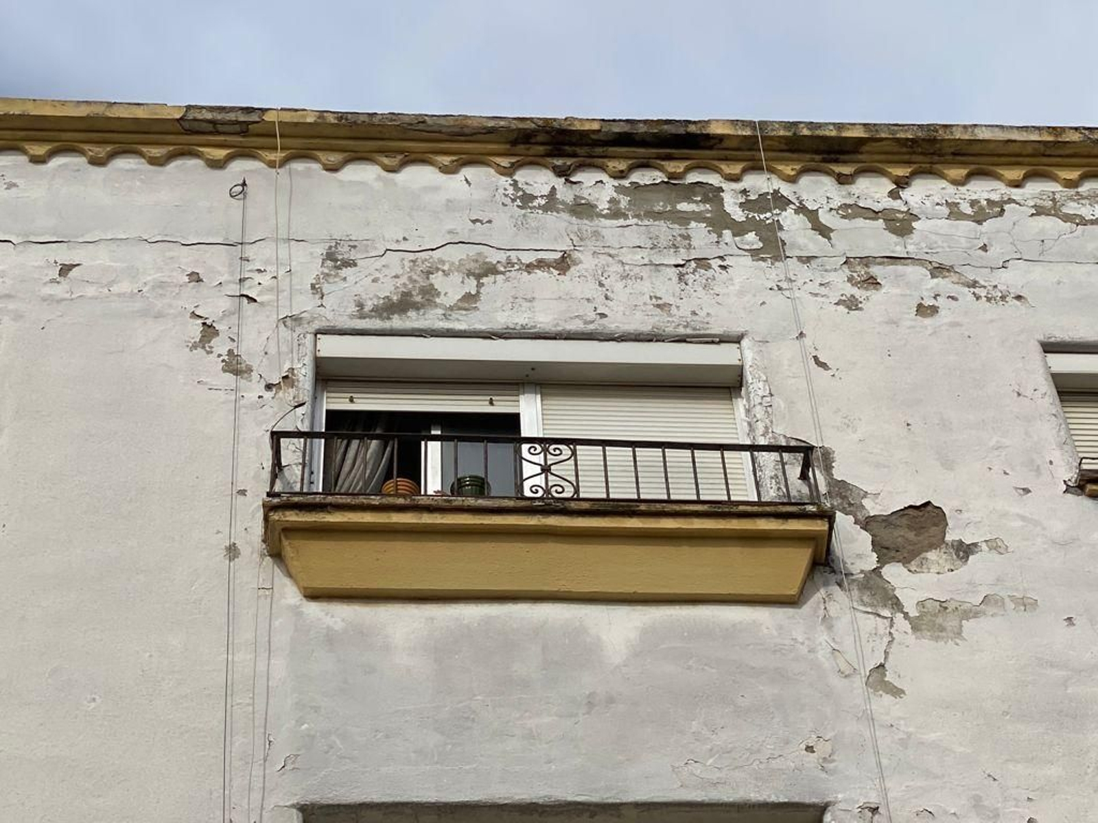 Imagen del piso siniestrado.