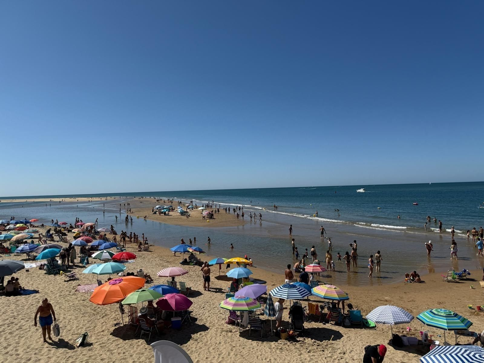 Ciudadanos en la playa