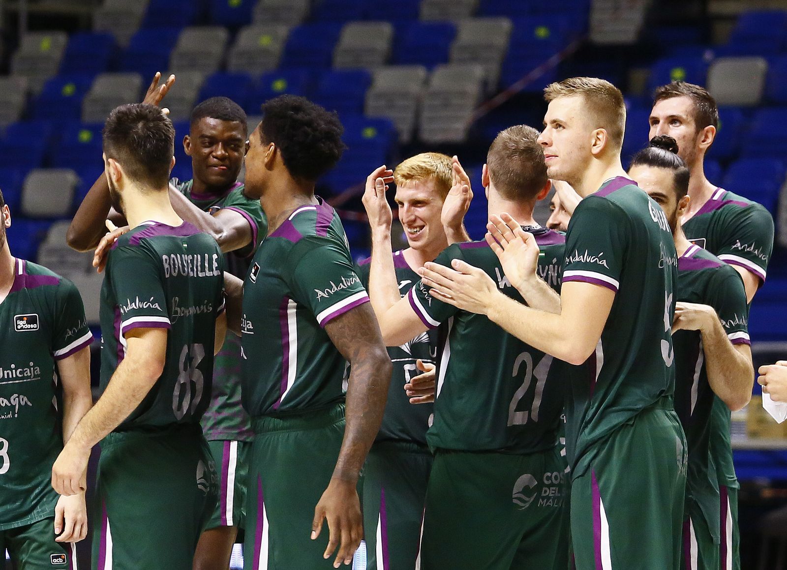 El Unicaja-Obradoiro, en fotos