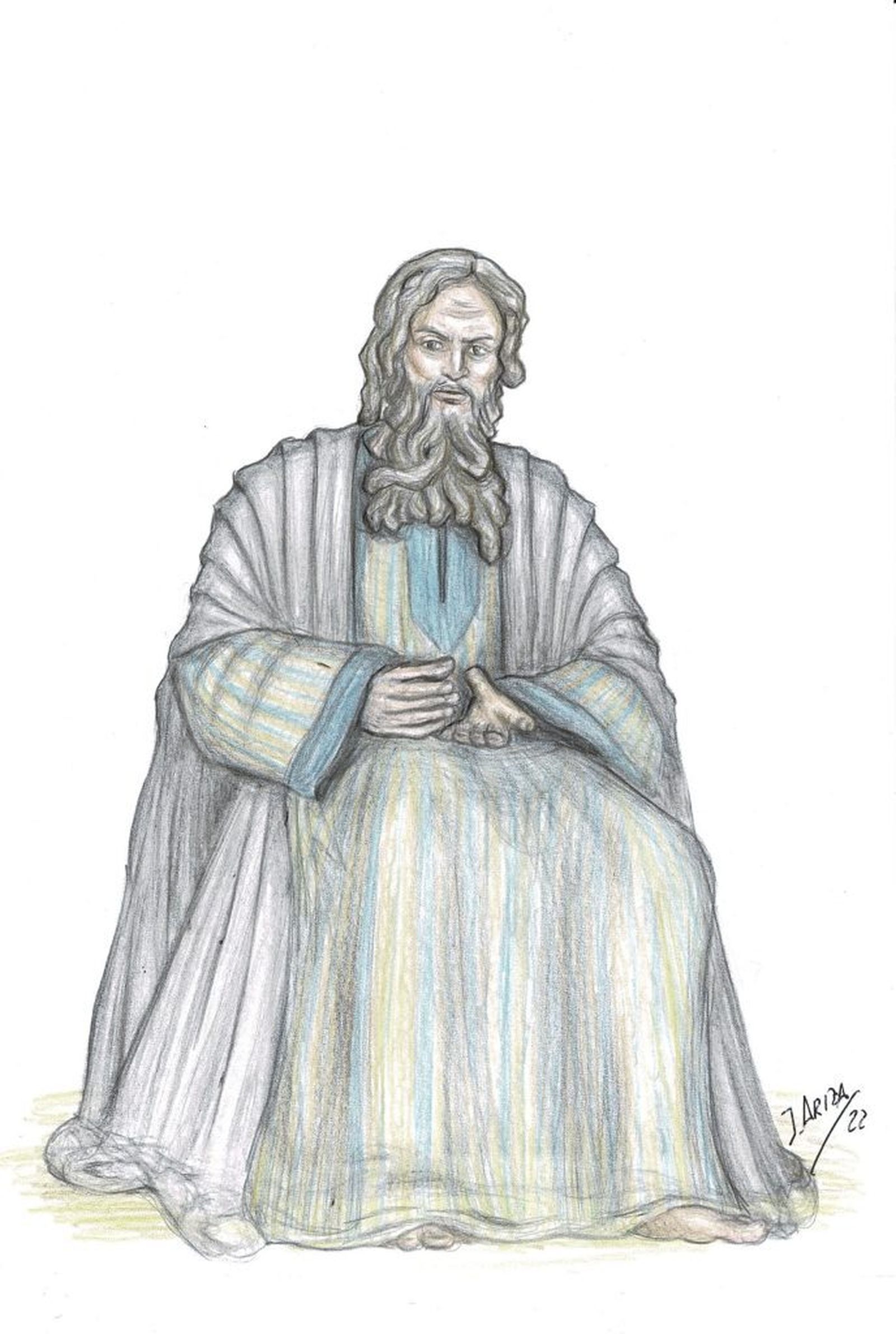 Ropaje de Santiago El Mayor.