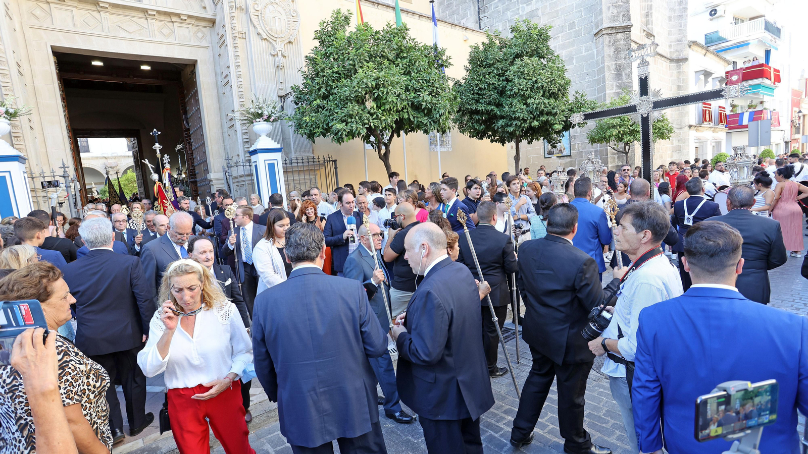 Procesión de la Virgen de la Merced por Jerez