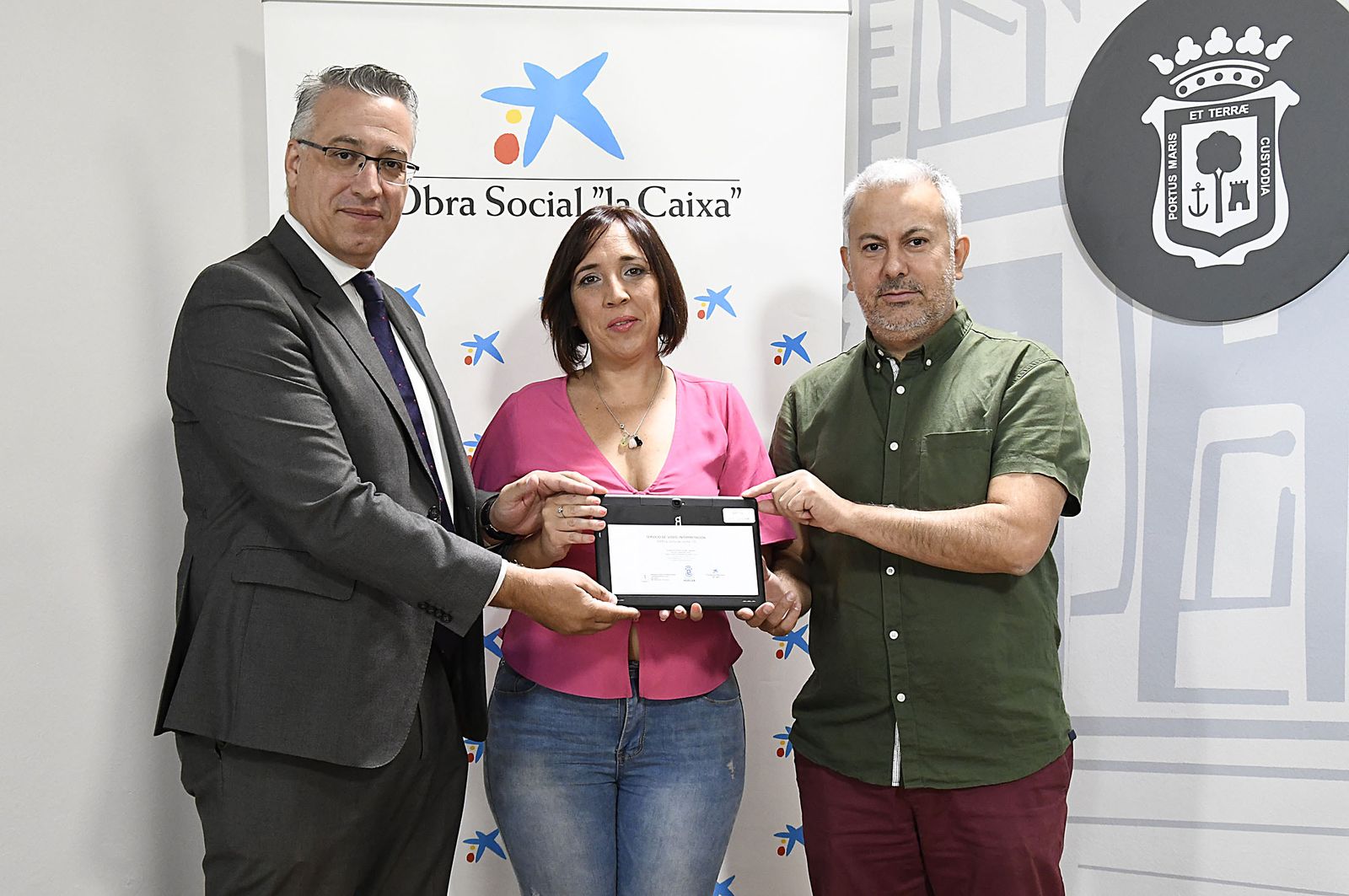 Juan Manuel Llinares, Alicia Narciso y Juan Martínez.