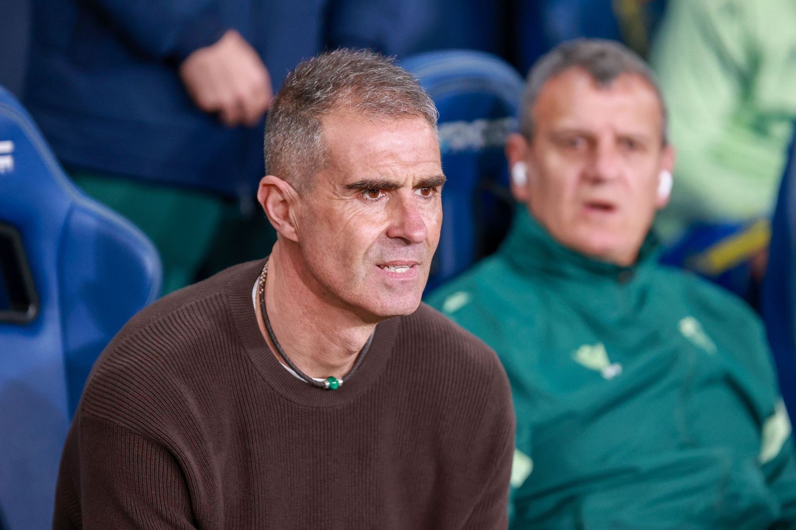 Garitano en el banquillo del Nuevo Mirandilla.