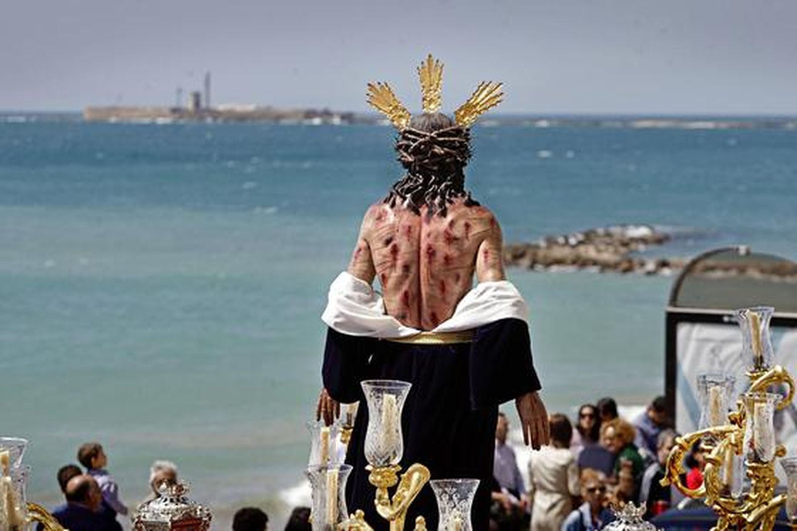 Salida procesional de Jesús Despojado. 

Foto: Julio Gonzalez