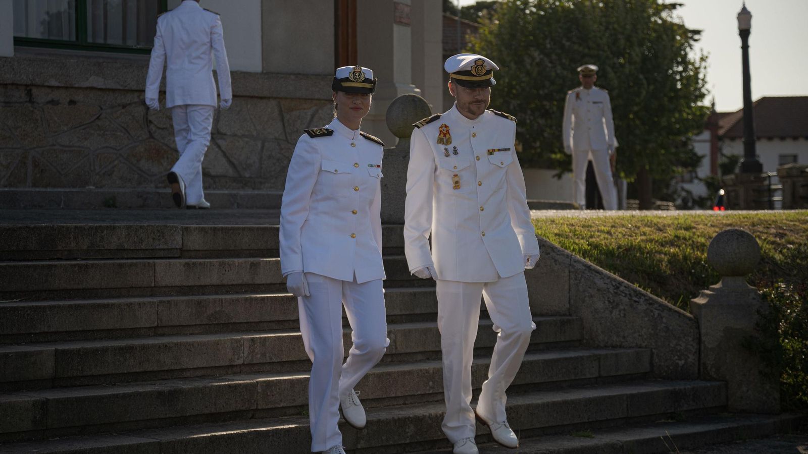 Las fotos del ingreso de la Princesa de Asturias en la Escuela Naval de Marín