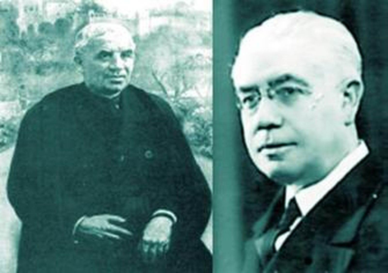 El doctor Escribano y su amigo el Padre Manjón