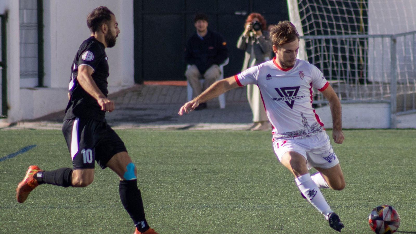 Ricky, en un encuentro de la pasada temporada con la camiseta del Antoniano.