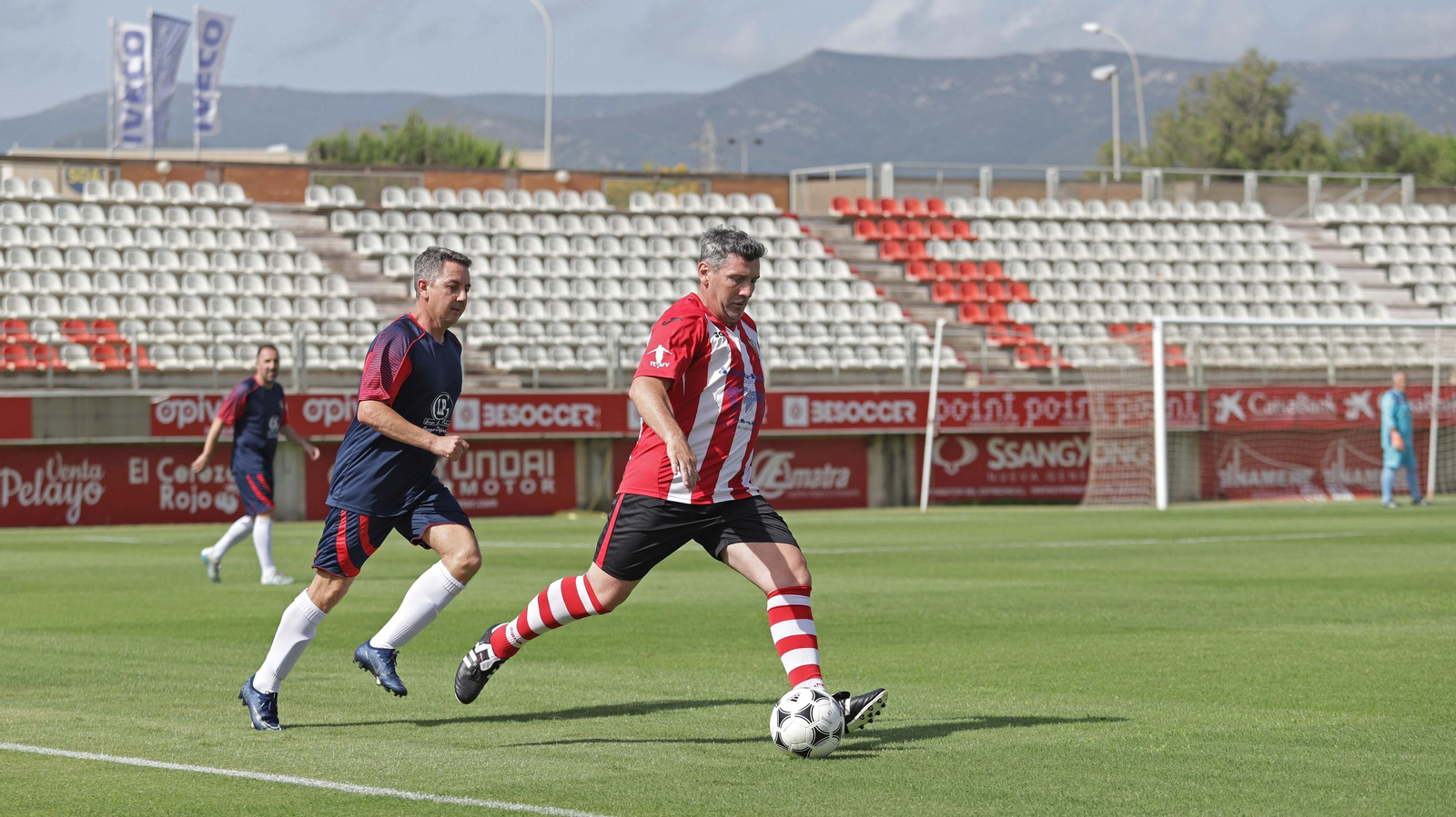 Fotos del triangular de homenaje a Fernando Gallego de los Veteranos del Algeciras CF