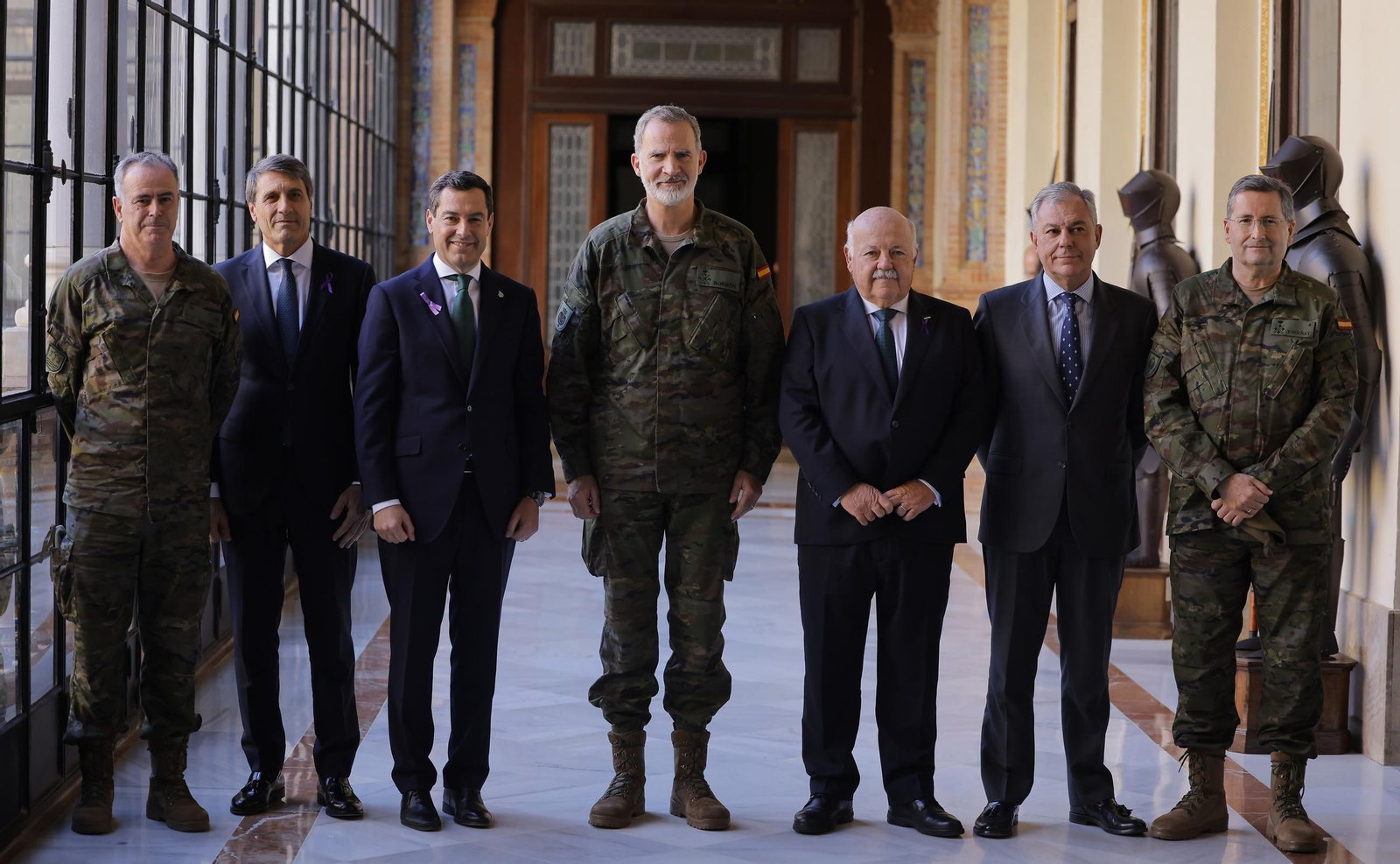 Las fotos de la visita de Felipe Vl a Capitanía