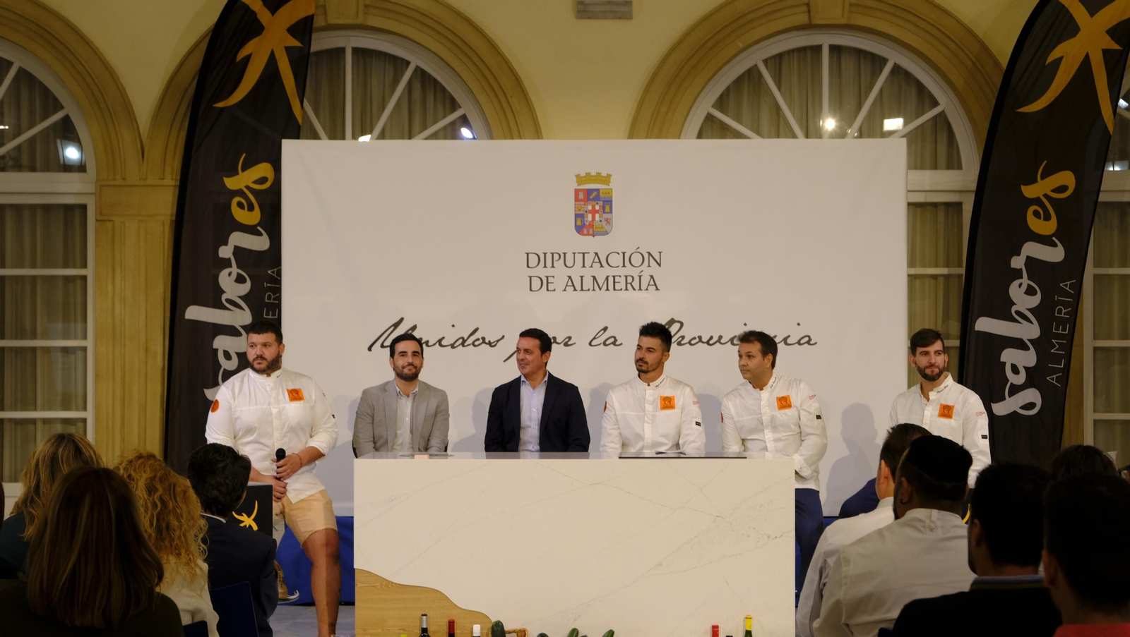 Imágenes de la presentación de  la Asociación Almería Gastronómica