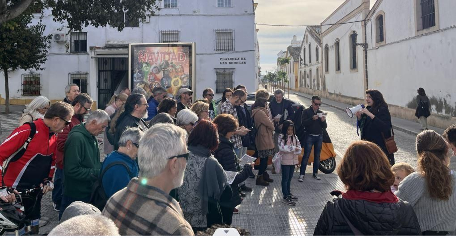 Una imagen del paseo por el centro urbano.