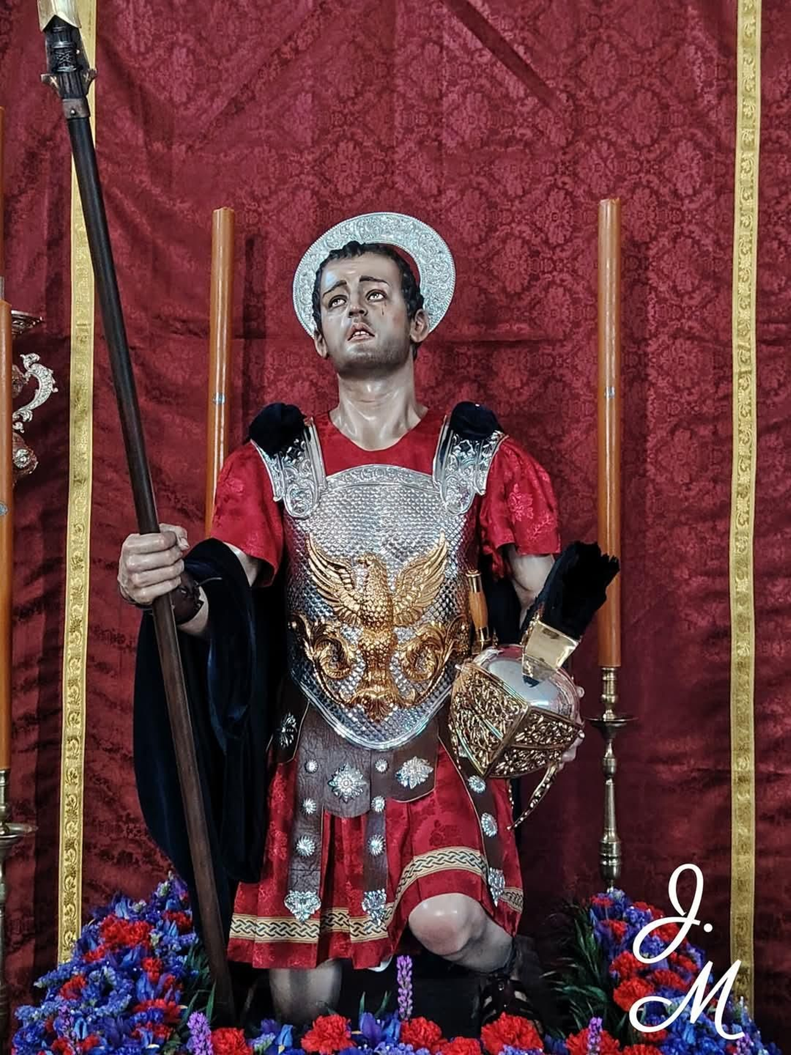 Imagen de Longinos para el misterio de la Sagrada Lanzada.