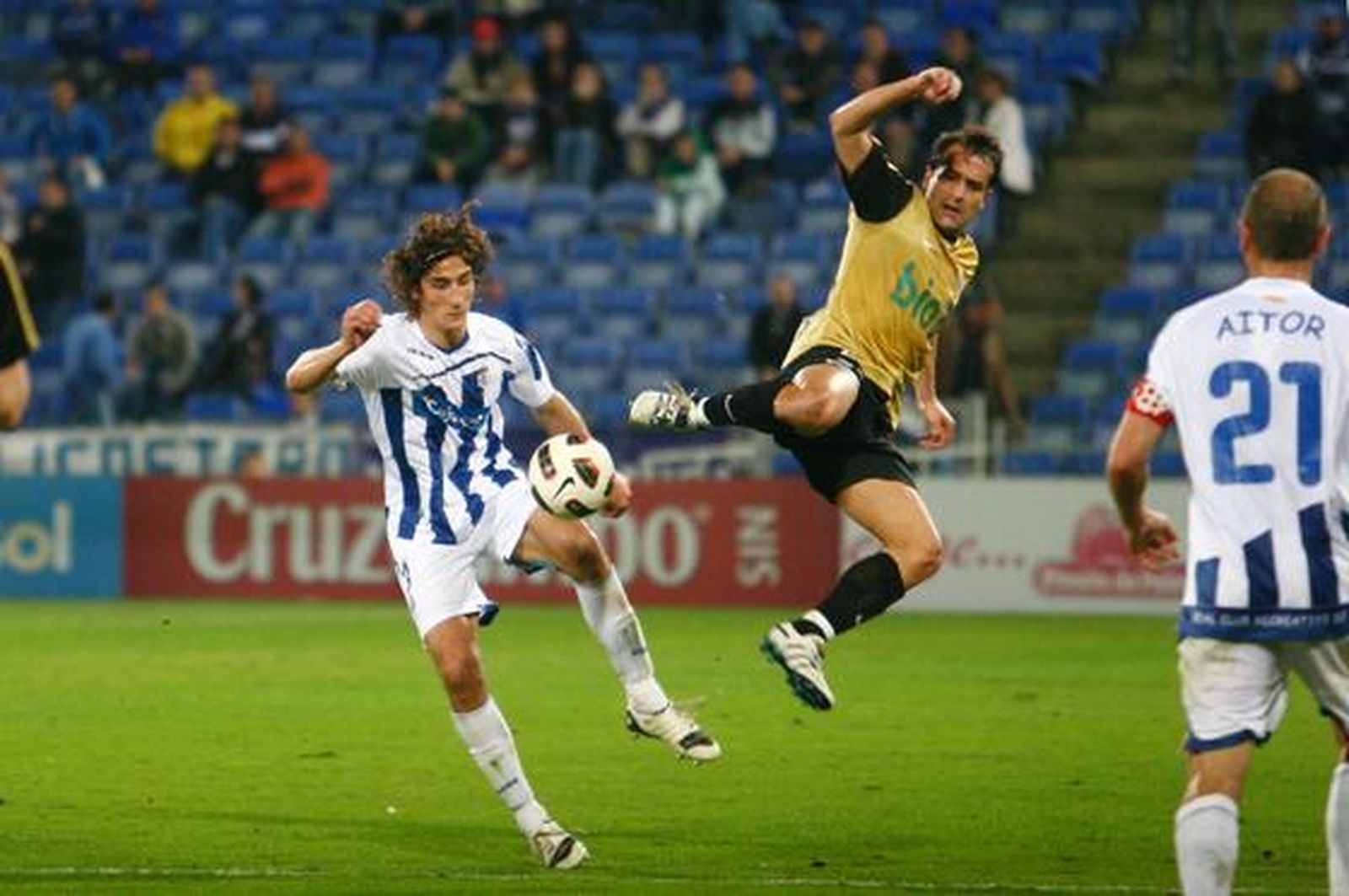 El Recreativo se atasca en casa ante la Ponferradina (1-1). / Alberto Rodríguez