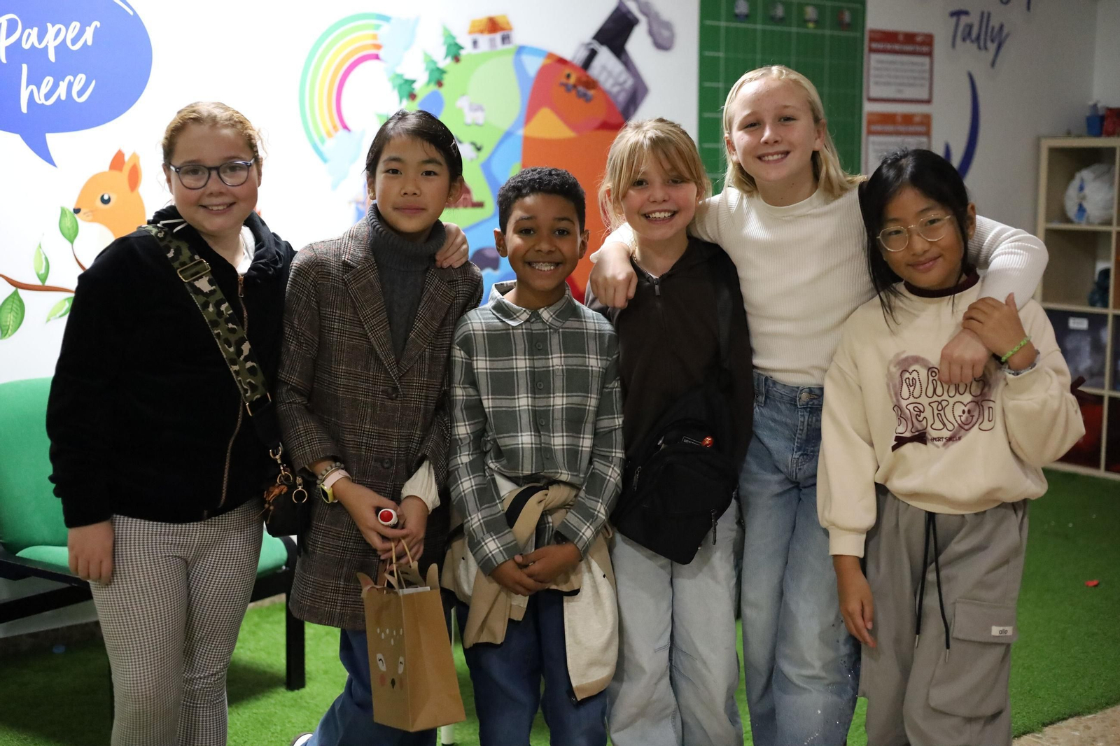 Alumnos de El Altillo International School.