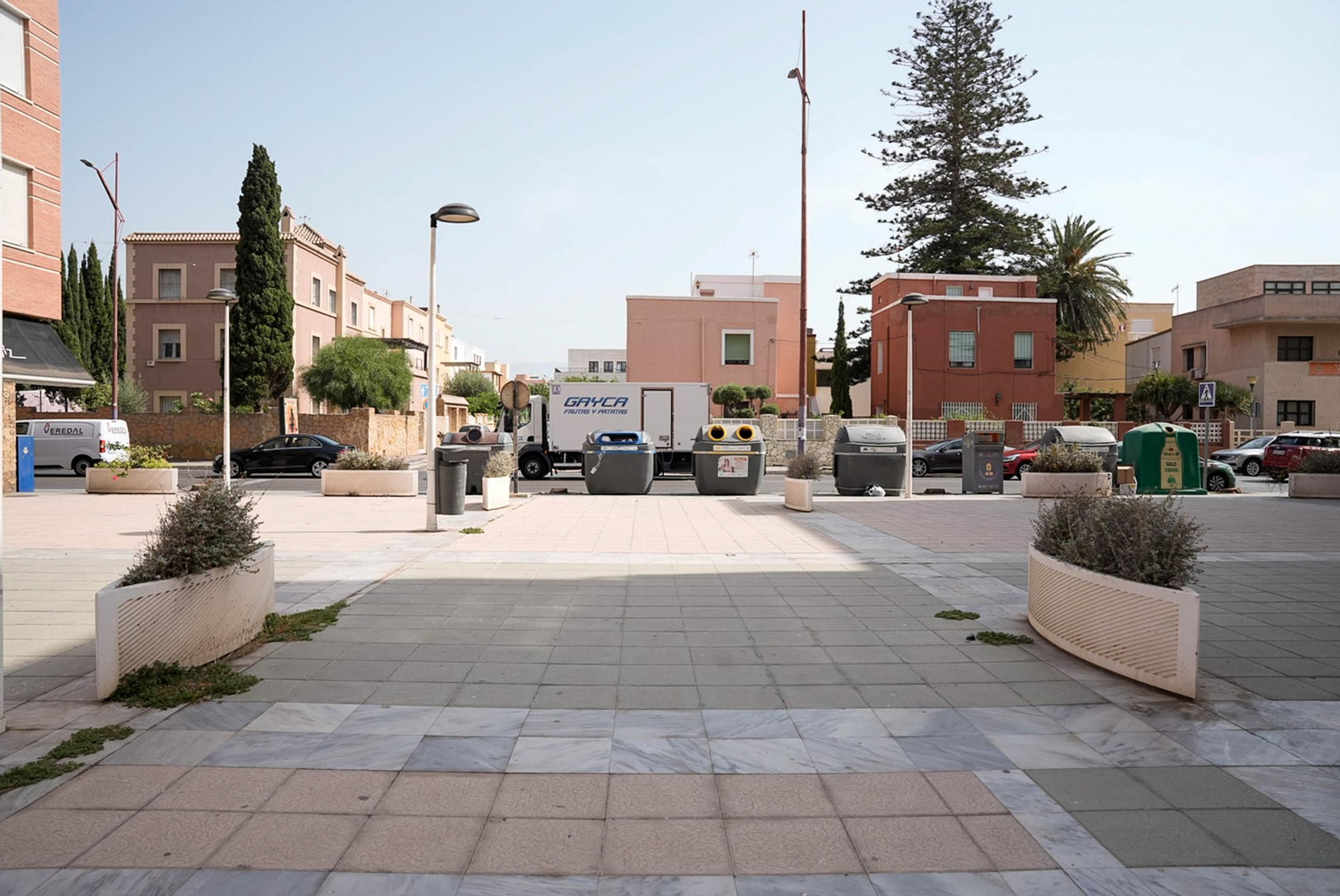 Completan la tala de palmeras de la avenida Cabo de Gata