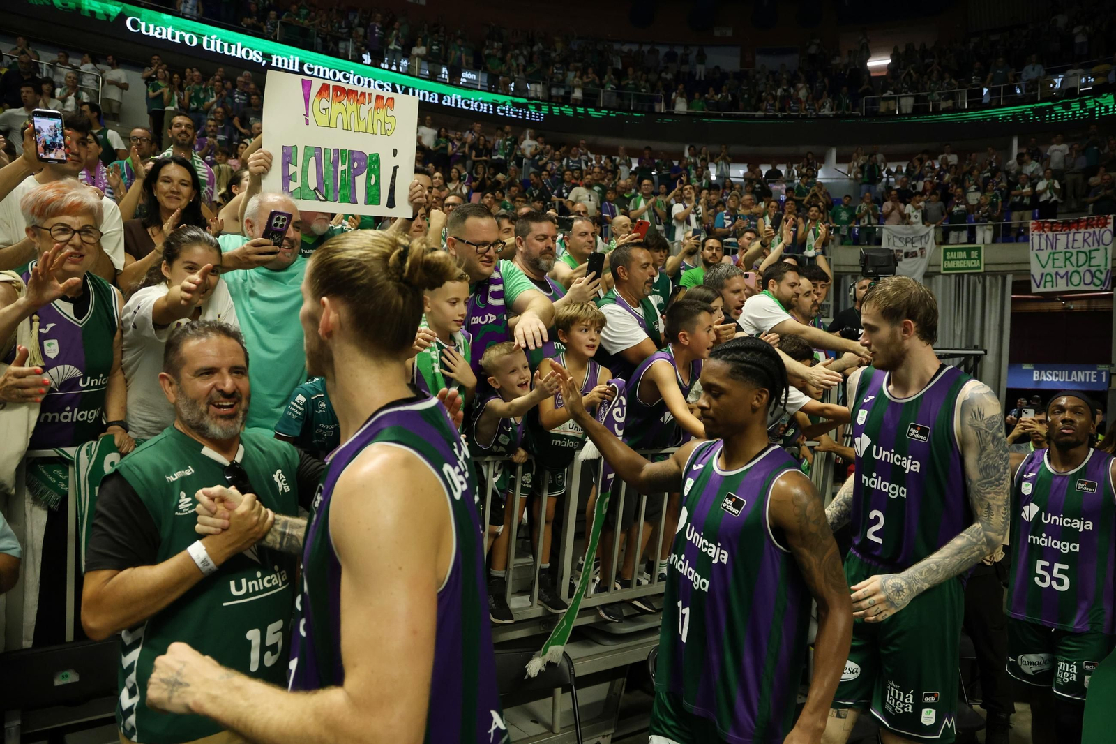 El Unicaja-Real Madrid, en fotos