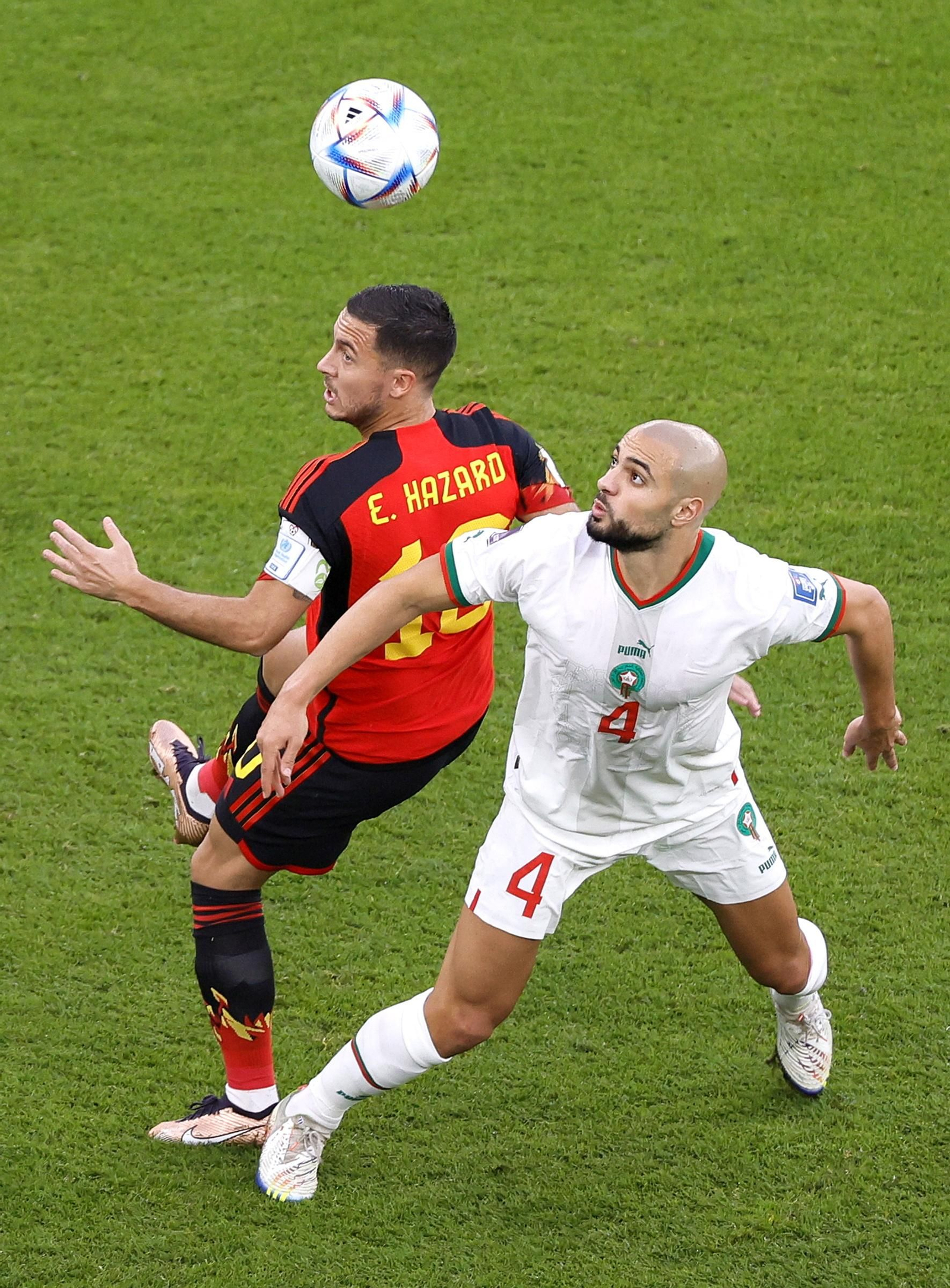 Las fotos del Bélgica-Marruecos del Mundial de Qatar