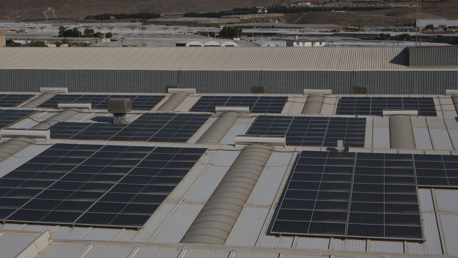 Paneles solares en la cooperativa Vicasol