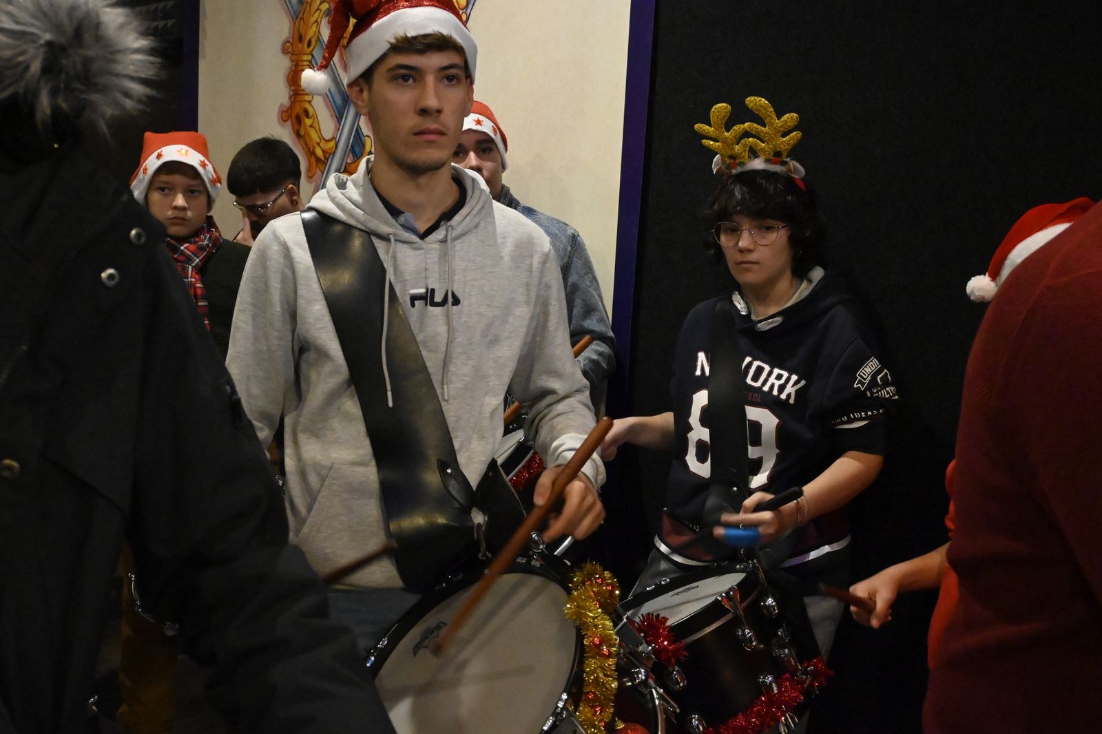 Ensayo preparatorio de la AM Santa Cruz para la cabalgata de Reyes Magos, en Imágenes