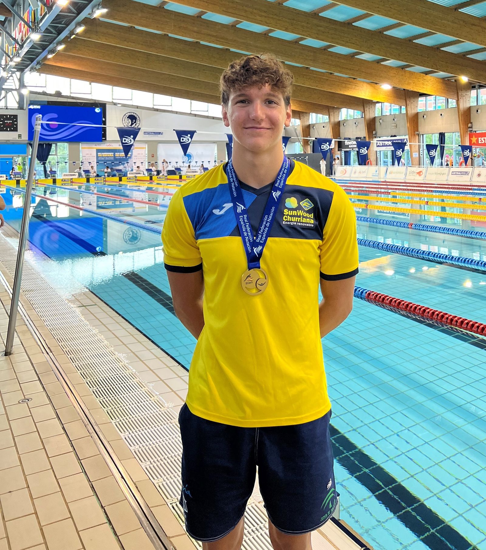 El nadador Jorge García Pimentel