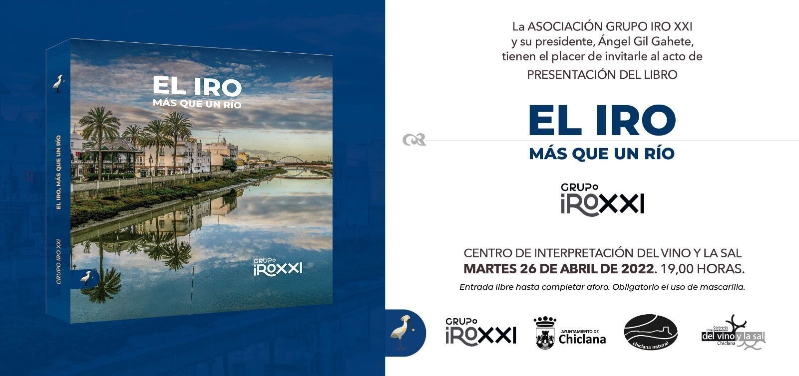 Cartel de presentación del libro.