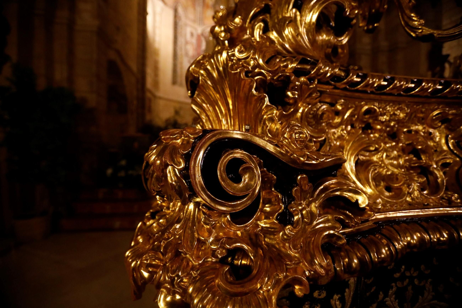 Las mejores fotos de la restauración del paso de la Virgen de las Tristezas de Córdoba
