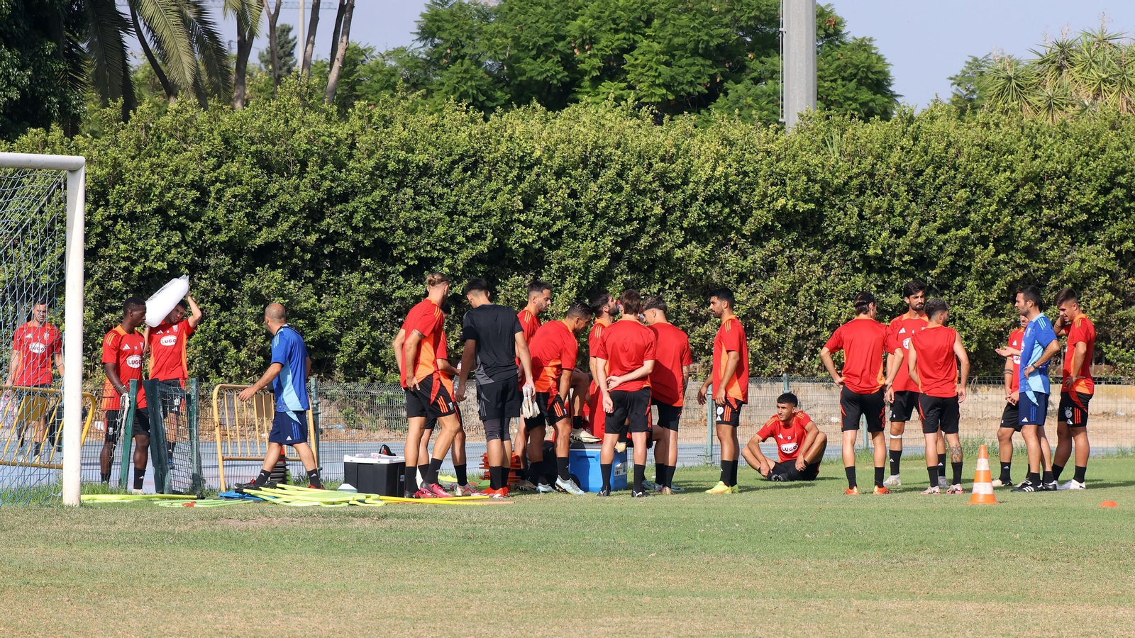 Imágenes del entrenamiento del Xerez CD en el 'Pepe Ravelo' de Chapín