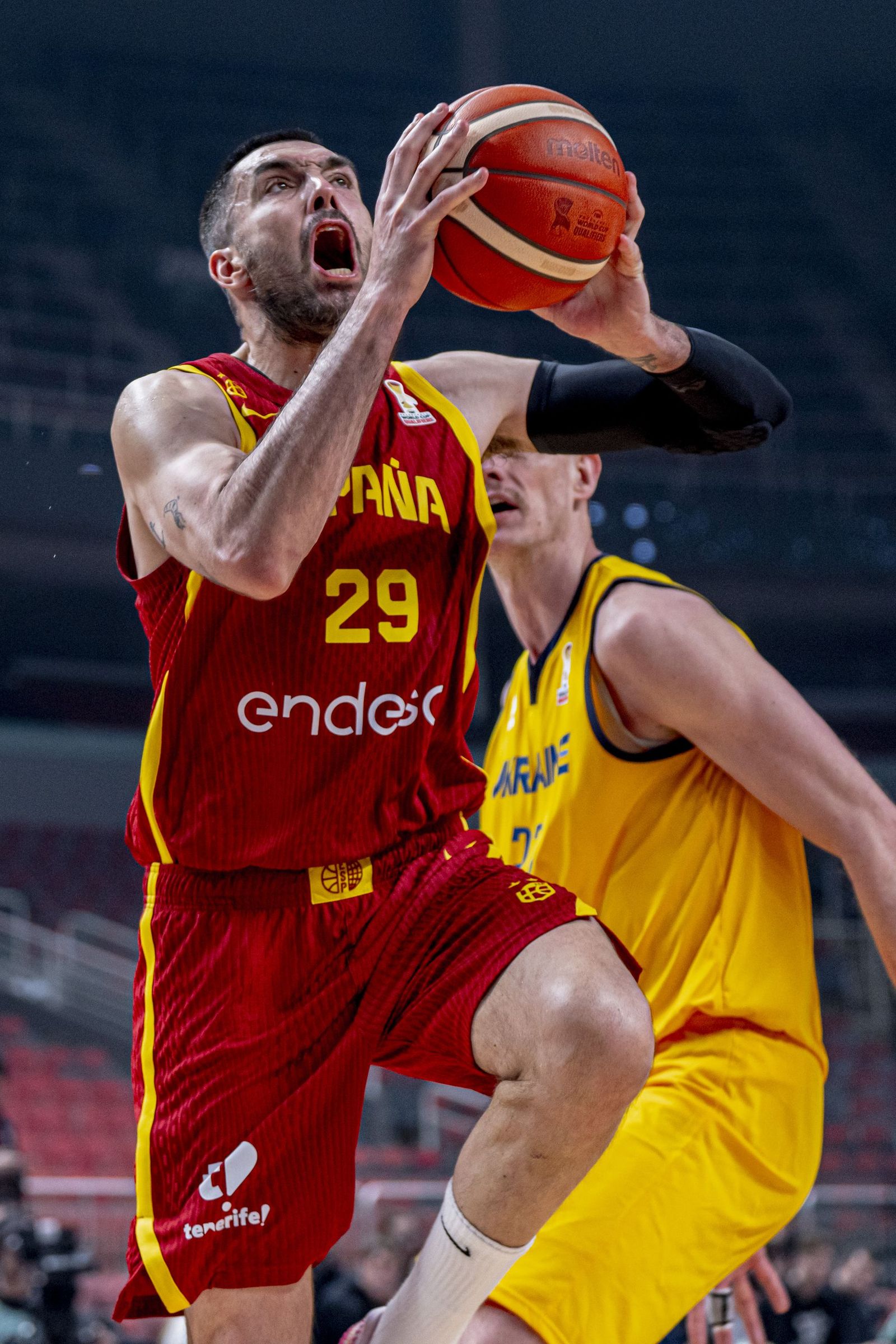 Las mejores fotos del Ucrania-España de baloncesto