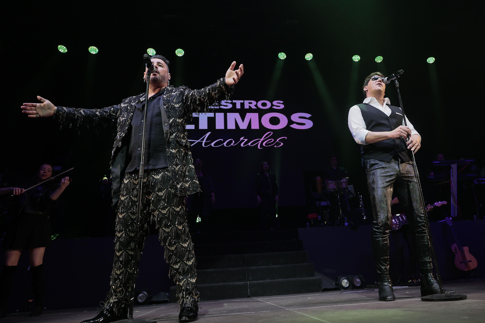 Las imágenes del concierto de Andy y Lucas