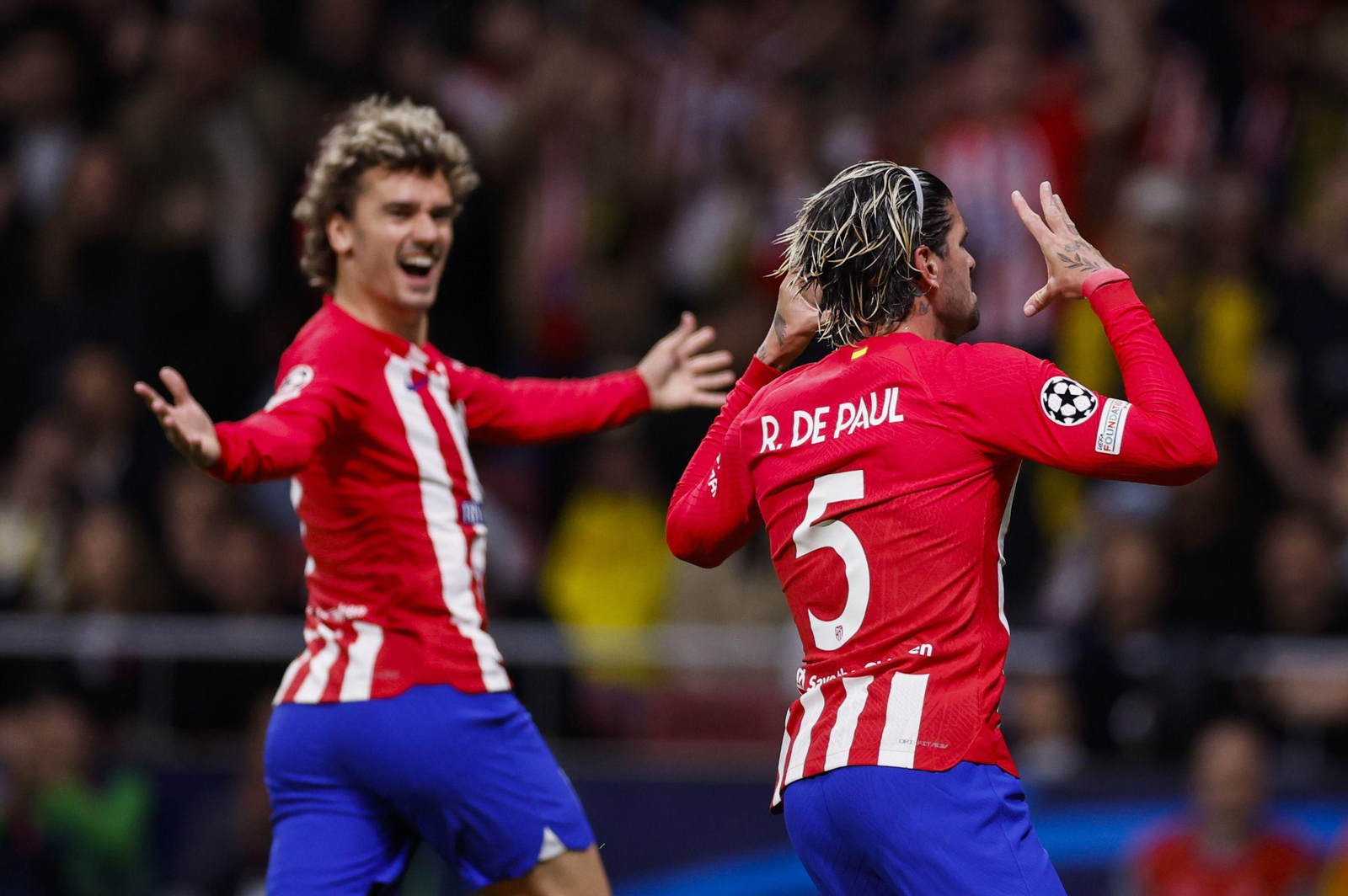 El Atlético de Madrid - Borussia Dortmund, en fotos