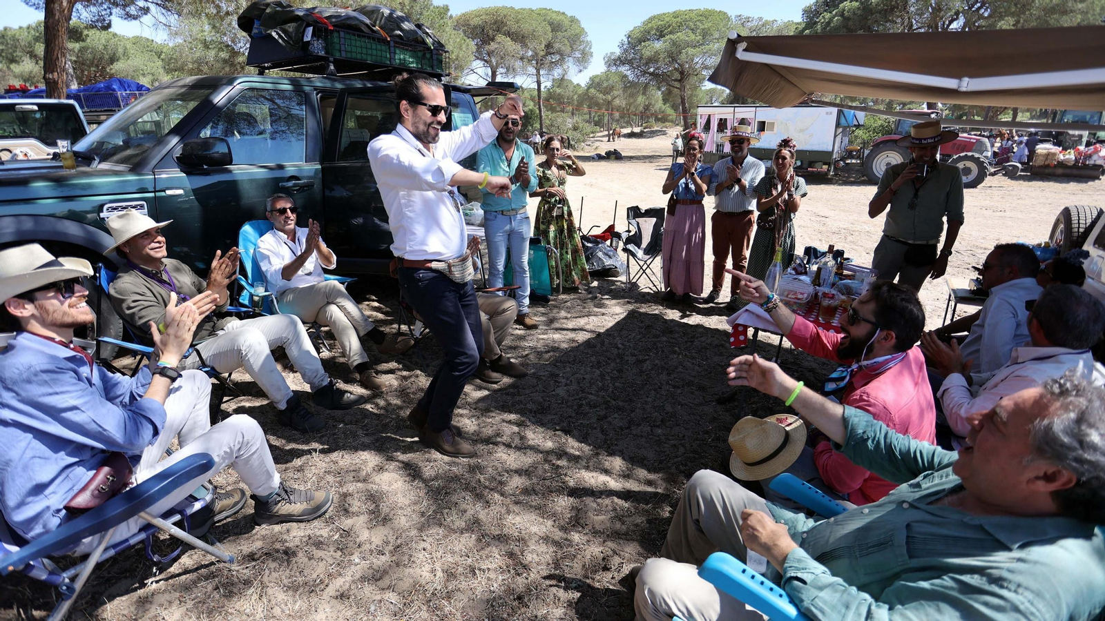 Jueves de camino de la Hdad de Jerez por el Coto Doñana