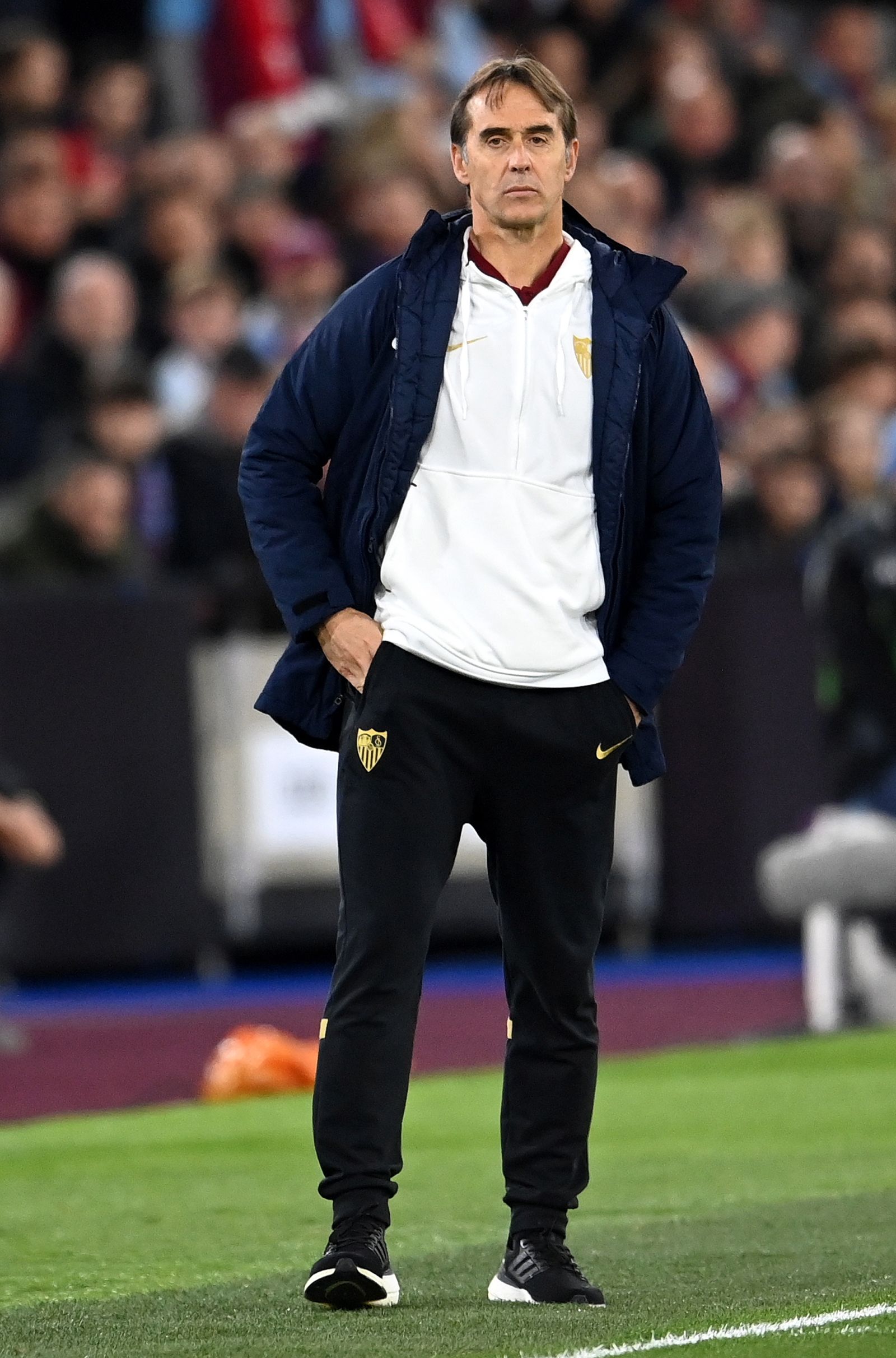 Las imágenes del West Ham - Sevilla