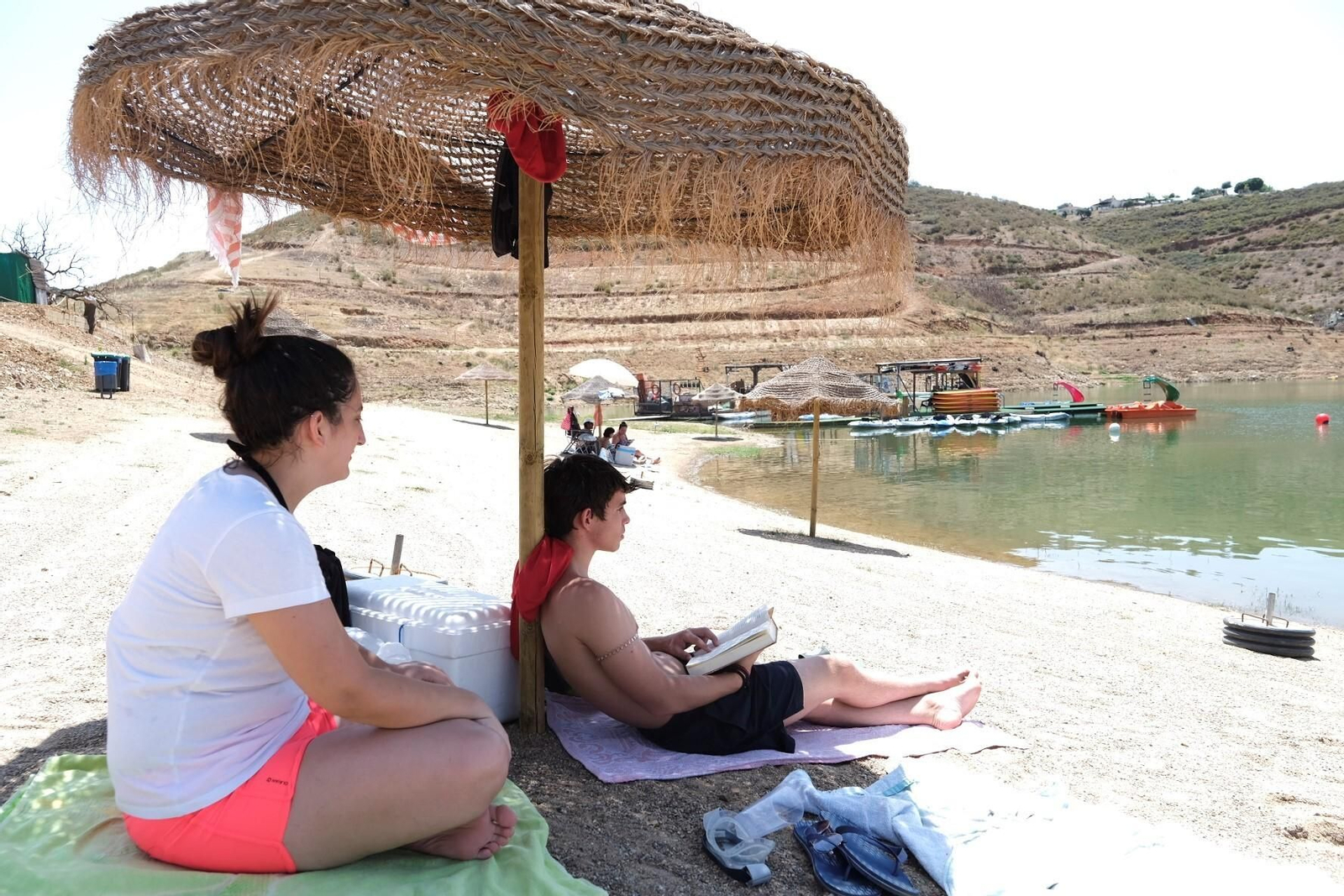 La playa de La Breña II de Almodóvar del Río, en imágenes