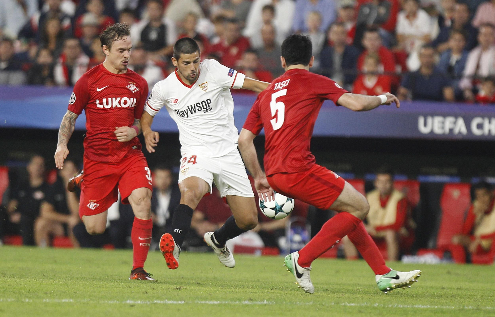 Las imágenes del Sevilla-Spartak