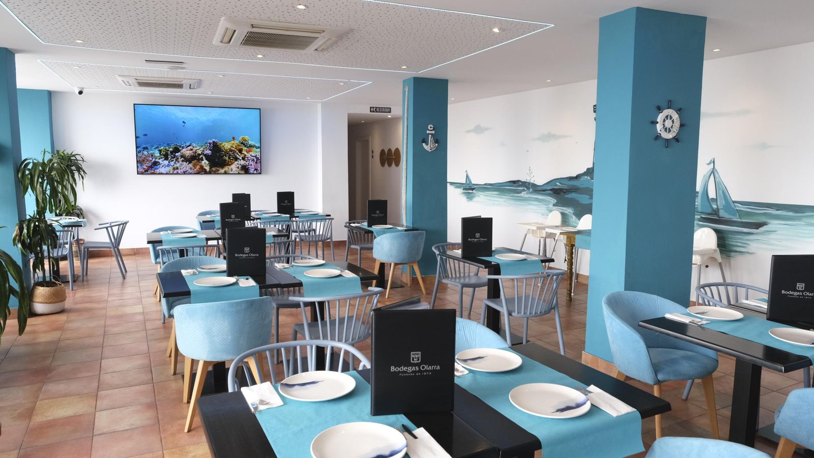 Estancia del restaurante.