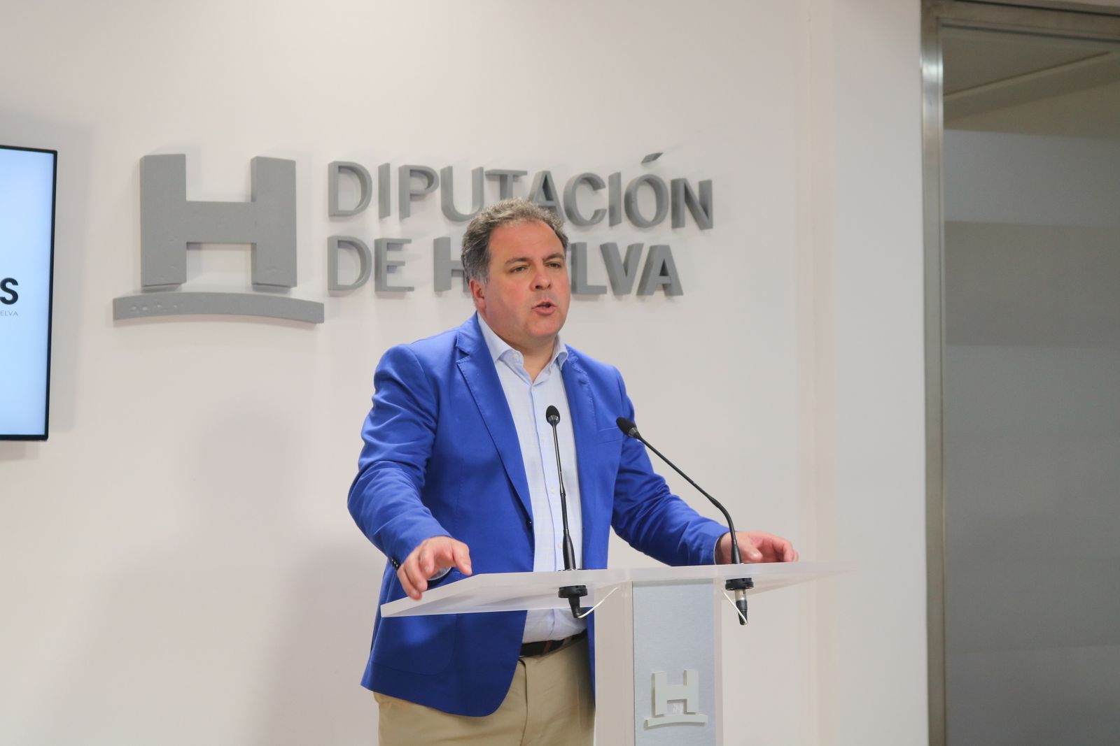 Juan Carlos Duarte, portavoz del PP en la Diputación de Huelva.