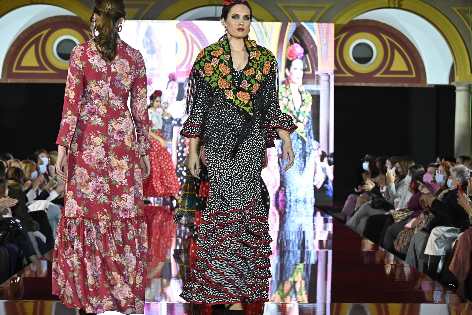 El desfile de Pol Núñez en Pasarela Huelva Flamenca 2022, todas las fotos